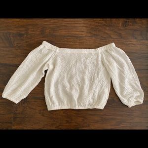 Crinkled Forever 21 Crop Top